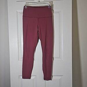 90 degree by Reflex Maroon Full-length Leggings Size S
